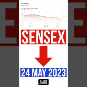 Share Market Today | Sensex | Nifty 50 | Stock Market News | 24-05-2023 | #shorts #sensex #nifty50